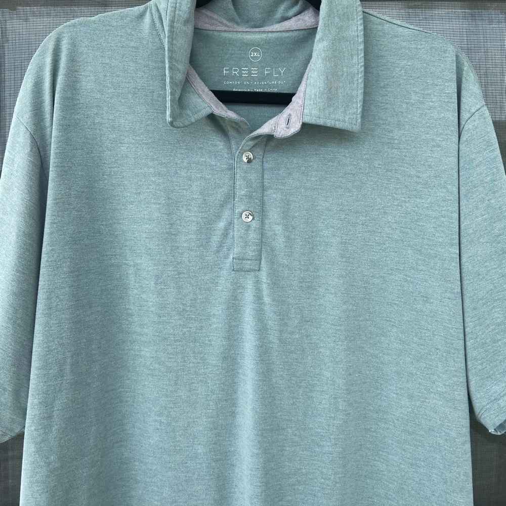 Men’s XXL FreeFly Bamboo Collard Shirt